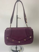 MCM Munchen Handbag Tote Bag V6823 Purple Silver Hardware - $121.19