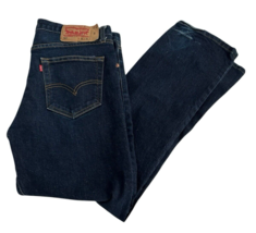 Levi&#39;s 501 Jeans 34W 30L (Actual 33x29) Mens Regular Blue Straight Butto... - €29,09 EUR