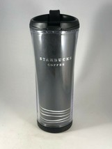 Starbucks Black Logo Insulated Travel Tumbler Coffee Mug Venti 16oz - £14.92 GBP