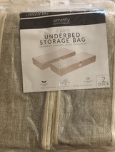 Simplify Under The Bed Storage Bag - Tan/grey - £19.20 GBP