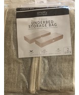 Simplify Under The Bed Storage Bag - Tan/grey - £18.92 GBP