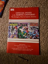 Avengers, Thor And Captain America: Official Index to the Marvel Univers... - $91.77 MXN
