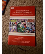 Avengers, Thor And Captain America: Official Index to the Marvel Univers... - $4.95
