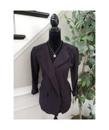Nine West Blazer Jacket Women XS Black Long Sleeve Pocket Lightweight Work - $53.92 CAD