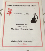 Signed  by 7 Vtg Bakersfield Country Opry 1995 Program Country Western Rare 919A - £68.96 GBP