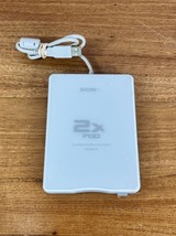 Sony USB Floppy Disk Drive 2X Speed FDD White Compact MPF88E Vintage - $18.99