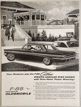 1961 Print Ad Oldsmobile F-85 Cutlass Sports Coupe with 8-Cylinder Rockette Olds - £15.25 GBP