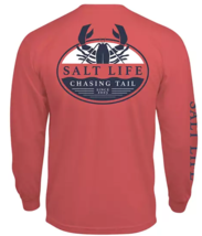 Salt Life Lobster Tailin Mens Graphic Long Sleeve T-Shirt - XL - NWT - £19.61 GBP