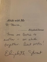 AUTOGRAPHED Abide with Me: A Novel 1st Edition Hardcover Elizabeth Strout - $78.25