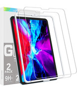 2 Pack Glass Screen Protector Compatible With iPad Pro 12.9 (2020 and 2018) - $15.47