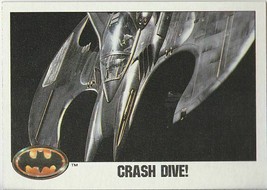 BATMAN - CRASH DIVE! 1989 TOPPS # 109 - £1.38 GBP
