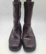 Blondo Women&#39;s Boots Size 8 Brown Side Zip Insulated Square Toe - $59.35