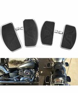 Motorcycle Front Rear Wide Foot Rider Driver Foot Rest Floorboards For H... - $2,334.99 MXN