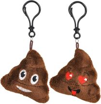 Poop Plush Keychains! - 2 Different Styles Per Order (Styles Sent Randomly) - $44.96 MXN