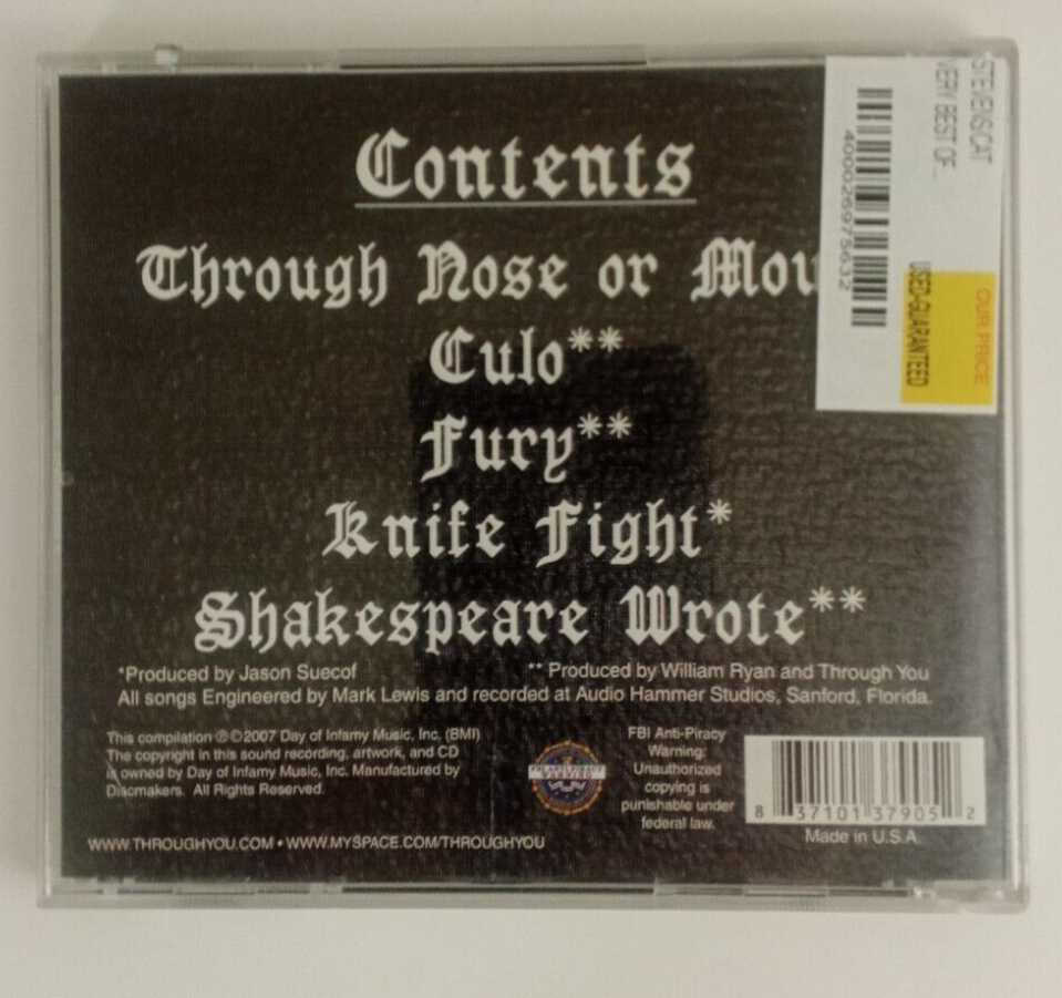 Through You: Self Titled 5 Song EP CD 2007 Item image 2