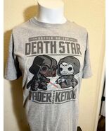 Funko POP! Star Wars Death Star T-Shirt Exclusive Gray Size XL VADER VS ... - €11,92 EUR