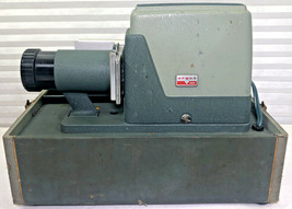 Argus 300 Slide projector vintage 1955 model  with autoload  includes lens, - $39.48
