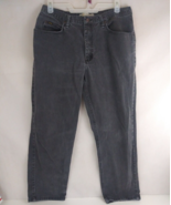 Lee Men&#39;s Relaxed Fit Straight Leg Distressed Black Jeans Size 38x30 - $20.28 CAD