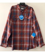 Columbia Big &amp; Tall Kestrel Trail Men&#39;s Shirt Plaid Long Sleeve Omni Sha... - $717.79 MXN