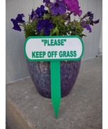 Please Keep off Grass Yard Sign - $186.74 MXN
