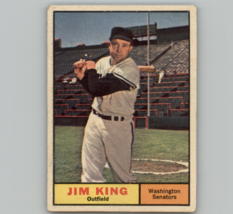 1961 Topps #351 Jim King Washington Senators C2 - £2.43 GBP
