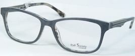 Eye Society Par RK Motif ES Brush 226 303 Brossé Gris Lunettes 53-16-140mm - £75.54 GBP