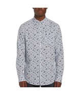 Original Penguin Men&#39;s Long Sleeve Antique Floral Plaid Pocket Shirt Fad... - £24.33 GBP