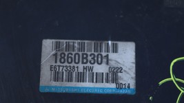 2010 Lancer 2.4L MTX Engine Control Computer Module ECU ECM 1860B301 image 4