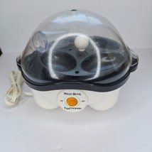 Working Vintage WEST BEND Automatic Egg Cooker Poacher Complet Model 86628 WHITE - £23.34 GBP