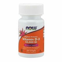 Now Supplements, Vitamin D-3 10,000 IU, Highest Potency, Structural Supp... - £12.78 GBP