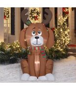 Holiday Time Puppy Dog with Light String Airblown Inflatable Yard Decor ... - $1,081.17 MXN