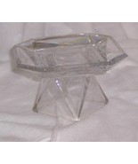 Partylite Discover Pillar Holder RETIRED Faceted Glass Beautiful  P8163 - £11.57 GBP