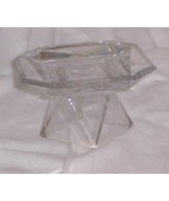 Partylite Discover Pillar Holder RETIRED Faceted Glass Beautiful  P8163 - $14.80