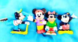Lot of 4 - Disney Mickey Mouse Minnie Applause Mixed PVC Figures - $14.50