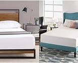 ZINUS Suzanne 37 Inch Metal and Wood Platform Bed Frame / Solid Wood &amp; S... - $1,154.99