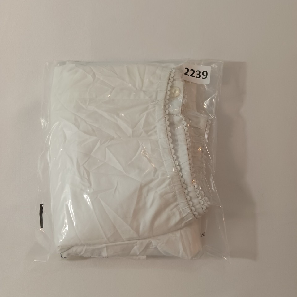 Niotto Women's White & Black Floral Cotton Blend Back Zipper Skirt Size 24W Item image 14