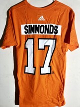 adidas  NHL T-Shirt Philadelphia Flyers Simmonds Orange sz S - £4.59 GBP