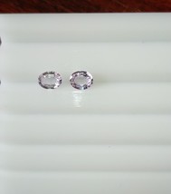 Pastel Lavender Violet Sapphire Earrings Pair - Oval - 1.10 ct - COR certified - $440.00