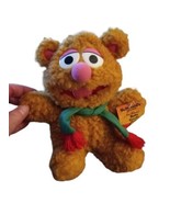 1987 McDonald&#39;s Jim Henson Baby Fozzie Muppets Bear Christmas Plush with... - £7.43 GBP