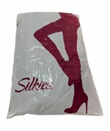 Silkies Medium Black Pantyhose Tights Under Skirt 070206 Control Top USA... - $354.96 MXN