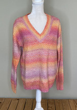 Rebecca minkoff NWOT women’s knit pullover sweater Size M rainbow J6 - £24.59 GBP