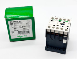 NEW Schneider Electric CA3KN40BD Control Relay 600VAC 10Amp 24VDC  - $57.90