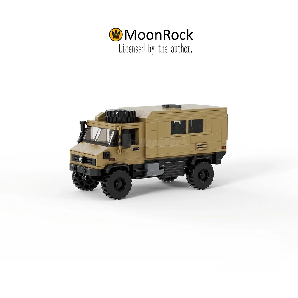 All Terrain RV MOC Genuine Authorization Moonrock Unimog U4000 Building Blocks - £50.54 GBP