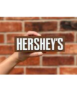 Hershey's Chocolate Bar Logo Sign Plaque 3D Printed Wall Art Desk Displa... - $12.73