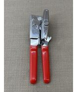 Vintage clear transparent Red handle swing away made in USA can opener - €13,87 EUR