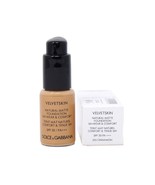 DOLCE &amp; GABBANA VELVETSKIN #355 CINNAMON 15ml .5fl oz NATURAL MATTE FOUN... - $19.75