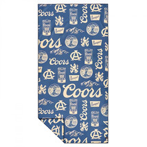 Coors Banquet Beer Classic All Over Print 30&quot;x60&quot; Quick Dry Towel Multi-Color - £40.66 GBP