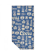 Coors Banquet Beer Classic All Over Print 30&quot;x60&quot; Quick Dry Towel Multi-... - £41.65 GBP