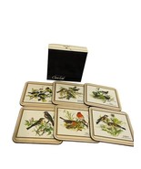 Vintage Drink Cocktail Coasters set antique bar Birds Clover Leaf Pimper... - £23.64 GBP