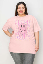 Simply Love Full Size Smile-Face Graphic T-Shirt - £21.49 GBP